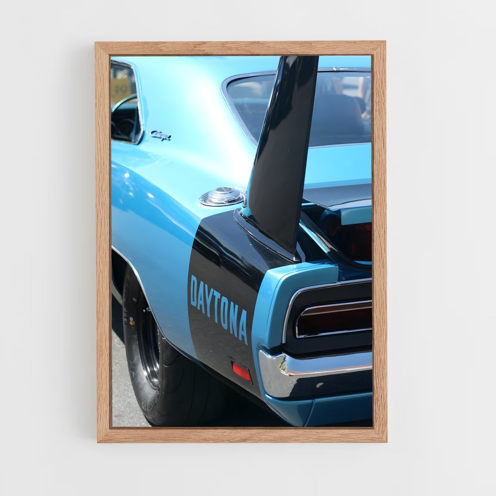 Poster Daytona Blue Racer – affiche Dodge (vue 4)